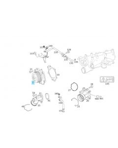 ORIGINAL MERCEDES-BENZ WASSERPUMPE V6 CDI OM642 OM 642 E350 buy in USA