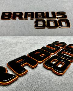 Tail Brabus 800 Badge in Bronze color for Mercedes-Benz G Class W463 and W463A buy in USA