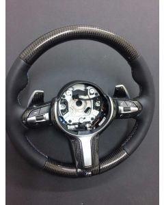 BMW F30/F31/F32/F35/F15 X5/F16 X6/F20 carbon and leather steering wheel buy in USA