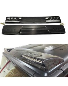 Front Roof Carbon Lip Spoiler with LEDs buy in USA