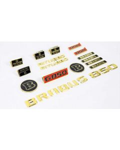 Brabus 850 Golden Badges Stickers Emblems Logo Set for Mercedes-Benz W463 G-Class buy in USA