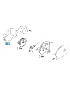 Original Mercedes-Benz C-Klasse BR203 Spiegelkappe rechts unlackiert A1718100664 9999 buy in USA