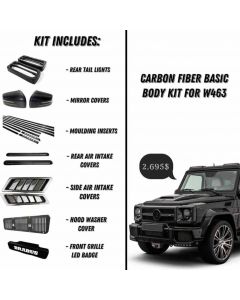 Carbon Fiber Basic Body Kit for Mercedes-Benz G-Class W463 buy in USA