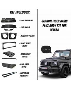 Carbon Fiber Basic Plus Body Kit for Mercedes-Benz G-Class W463A W464 buy in USA