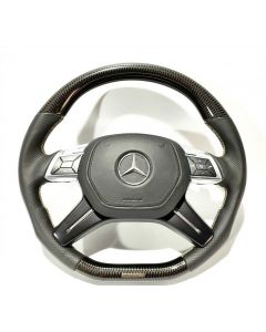 Mercedes-Benz Steering Wheel Carbon Fiber G-Wagon GL ML W166 W463 Mansory Style buy in USA