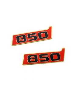 Metallic Brabus Biturbo 850 Side Plate Logo Badges Set for Mercedes-Benz W463/W463A buy in USA