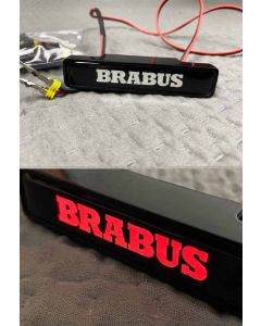 Red Brabus badge LED on front car grill for Mercedes buy in USA