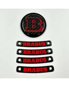 Brabus Red Badge Logo Emblem Set for Mercedes-Benz W463A W464 G-Class buy in USA