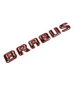 Brabus Rocket Style Emblem Logo – Red Metallic with Carbon for Mercedes-Benz W463A W464 G-Class buy in USA