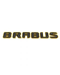 Metal with carbon fiber yellow Brabus emblems and badges for Mercedes-Benz G-Class W463A W464 buy in USA