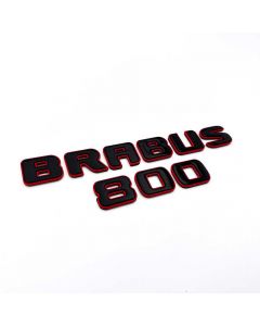 Metallic Red Brabus 800 Emblems Badges Set for Mercedes-Benz G-Class W463A/W464 buy in USA