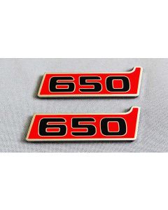 Metallic Brabus 650 Fenders Emblem Logo Badges for Mercedes-Benz W463 G-Class buy in USA