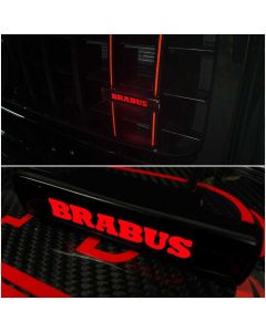 Brabus Style Front Grille with Red LED Illuminated Logo Badge Emblem for Mercedes-Benz G-Wagon G-Class W463A W464 buy in USA