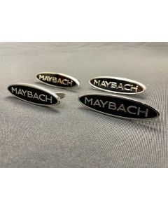 Metallic Black Chrome Glossy Seats Badges Emblems Logos (4 pcs) buy in USA