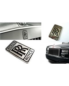 RR Rolls Royce Ornament Chrome Steel Badge Emblem (Different Sizes) buy in USA