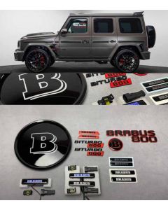 Brabus G800 LED Badge full set Metal badges + LED for G Wagon buy in USA