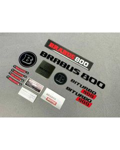 Brabus 800 Badges Stickers Emblems Logo Set for Mercedes-Benz W463 G-Class buy in USA