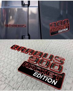 Brabus 900 Rocket Edition carbon rear emblem set for Mercedes Benz G Class buy in USA