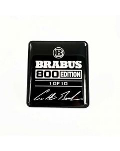 Metallic Brabus 800 Edition 1 of 10 White Seats Emblem Badge Logo Set for Mercedes-Benz W463A G-Class buy in USA