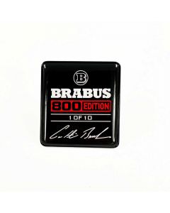 Metallic Brabus 800 Edition 1 of 10 Red Seats Emblem Badge Logo Set for Mercedes-Benz W463A G-Class buy in USA