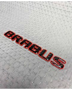 Rear Brabus badge made of carbon fibre in Rocket style buy in USA