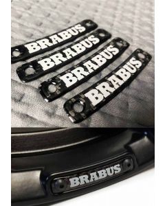 Brabus carbon badge with white letters on G Wagon wheels buy in USA