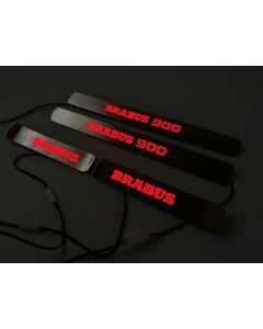 Brabus Style Door Sills with Metallic Blue LED Illumination (4 pcs) for Mercedes-Benz G-Wagon W463A/W464 buy in USA