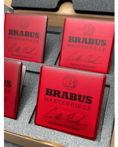 Brabus Masterpiece in red color seat inserts set for Mercedes G-Class interior buy in USA