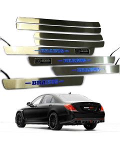 Mercedes-Benz Compatible LED Illuminated Door Sills Interior Trim Set buy in USA