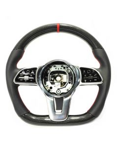 Mercedes-Benz W222/W463A G63 S-Class Steering Wheel – Leather Carbon Red Stripe buy in USA