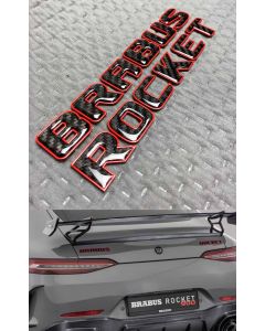 Carbon fiber Brabus 800 rear emblem on Mercedes Benz GLS Class buy in USA