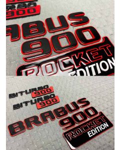 Brabus Rocket Edition Biturbo 900 emblems set for Mercedes GLE buy in USA