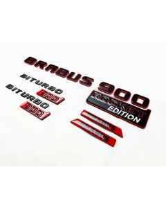 Metal emblem badge set in Brabus Rocket G900 style for Mercedes-Benz W463A/W464 G-Class buy in USA