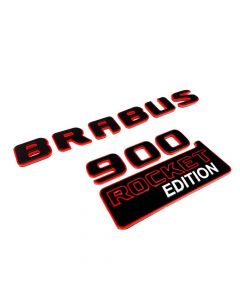 Brabus 900 Rocket Edition metal emblem and badge set for Mercedes-Benz G-Class W463A buy in USA