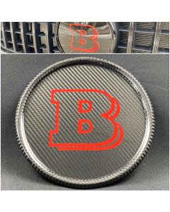 Mercedes-Benz W463A/W464 G-Class G-Wagon G63/G500 Front Grille Carbon Fiber Gloss Brabus Style Badge Red Sign buy in USA