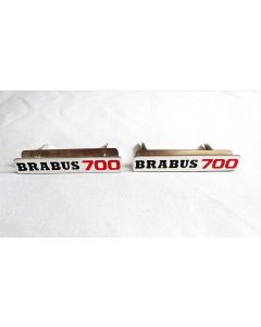 Metallic Floor Mats Brabus 700 Carpet Emblem for Mercedes-Benz W463 G-Class (Set of 2pcs) buy in USA