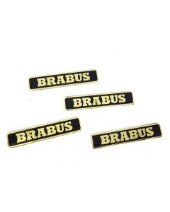 Metallic Brabus Floor Mats with Gold Badges and Emblems Set for Mercedes-Benz W463/W463A G-Class buy in USA