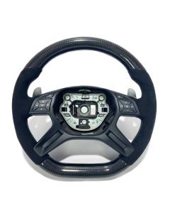 Mercedes-Benz Steering Wheel – Carbon Alcantara (G-Wagon, GL, ML, W166, X166, W463 Class) buy in USA