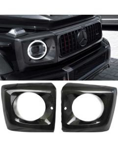 Carbon Front Headlight Covers on W463a W464 buy in USA