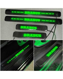 Brabus Style Carbon Fiber Door Sills for Mercedes-Benz W463A/W464 G-Wagon (LED Green Illuminated) buy in USA