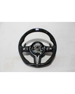 BMW F80 F81 F82 F83 F85 F86 M3 M4 M2 X5M X6M Steering Wheel Carbon Leather with LED Panel buy in USA