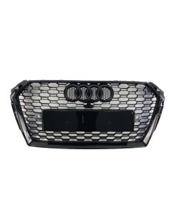 RS4 Black Front Bumper Radiator Grille for Audi A4/S4 B9 (2015-2019) buy in USA