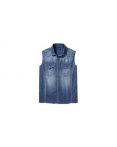 Mens denim shirt, blue, B67871183 buy in USA