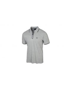 Mens polo shirt, gray, B66958711 buy in USA