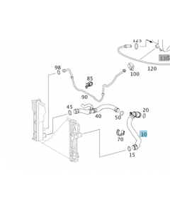 Original Mercedes-Benz Kühlerschlauch oben E-Klasse BR211 buy in USA