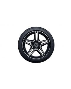 AMG 5-twin-spoke wheel, CLA/ B-Class/ A-Class, Bridgestone, Blizzak LM001 MO, 225/45 R18/91H, Winter, Q440141910970 buy in USA