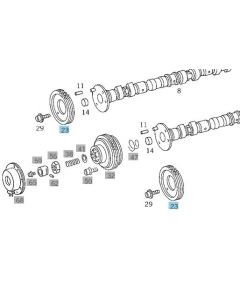 Original Mercedes-Benz Nockenwellenrad Einlass / Auslass M111 buy in USA