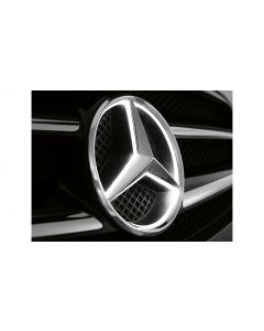 Mercedes star illuminated, decorative part, E-Class, chrome, A2138179800 buy in USA