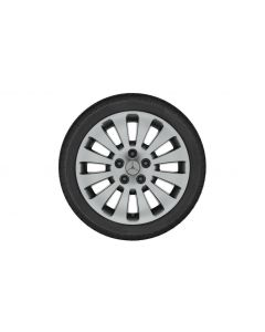 12-spoke wheel, 40.6 cm (16 inch), Citan/eCitan, 205/55 R16/, silver, A4154011000 buy in USA