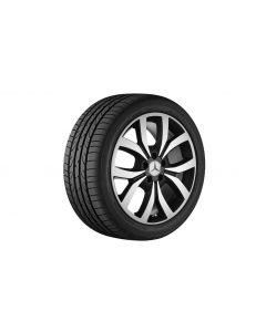 5-twin-spoke wheel, 45.7 cm (18-inch), high-sheen, CLA/ B-Class/ A-Class, 225/40 R18/, matt black, A24640121027X36 buy in USA